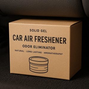 Solid Gel Car Air Fresheners Odor Eliminator Box Natural Long Lasting Aromatherapy Scent Container For Under Seat