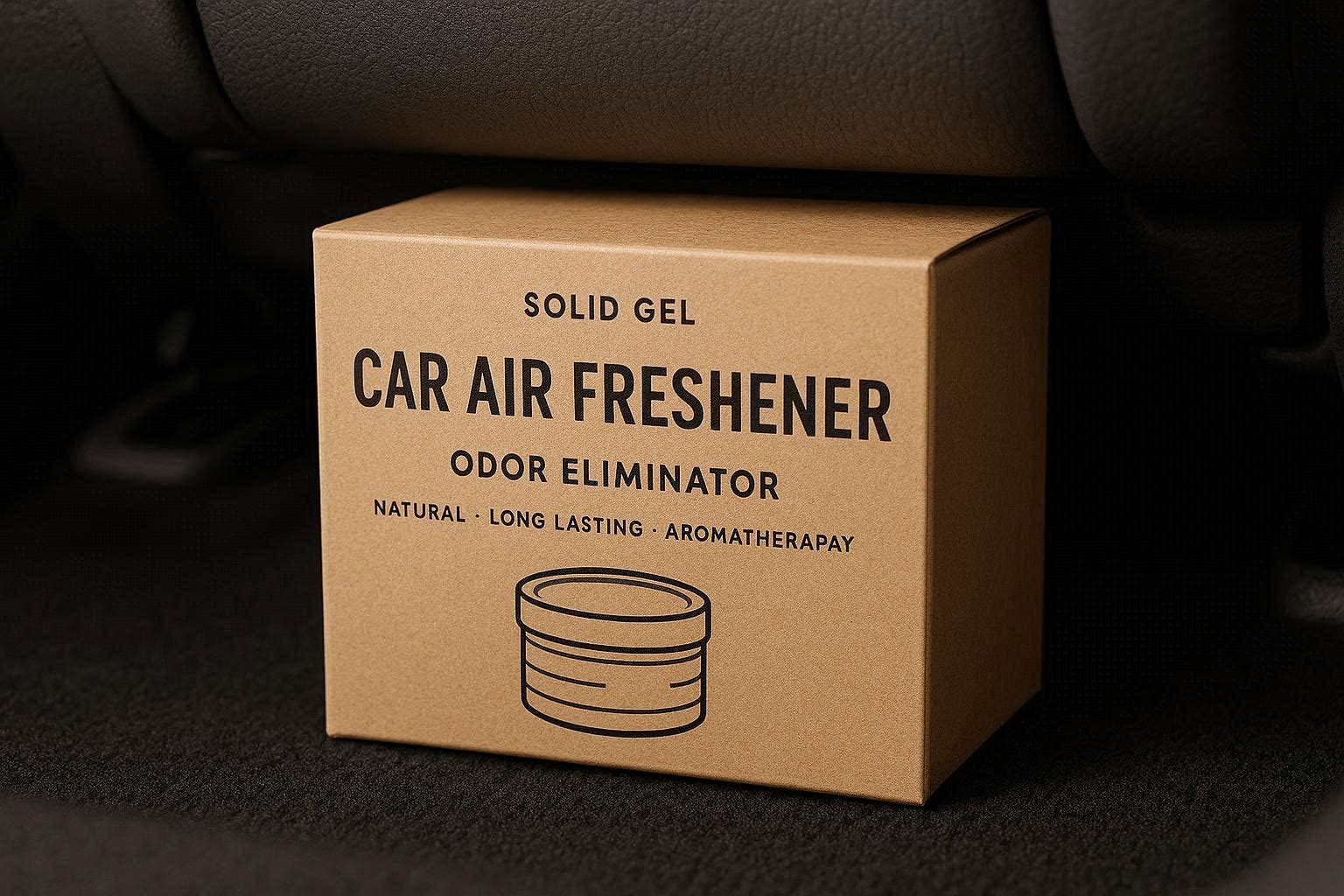 Solid Gel Car Air Fresheners Odor Eliminator Box Natural Long Lasting Aromatherapy Scent Container For Under Seat
